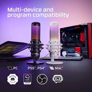 hyperx quadcast s hmiq1s xx rg/g oyuncu mikrofonu